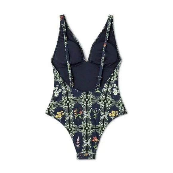 Agua Bendita X Target Dainty Floral Tile Print Cheeky One Piece Swimsuit - Picture 4 of 16